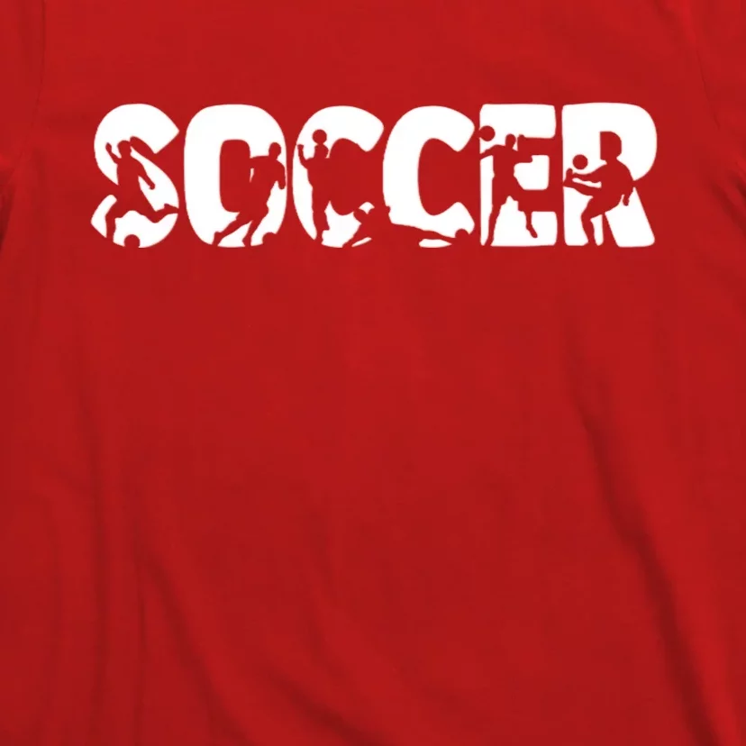 Cool Soccer Moves Mashup Name Letters T-Shirt