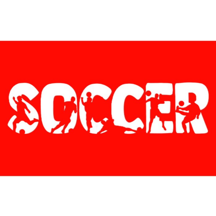 Cool Soccer Moves Mashup Name Letters Bumper Sticker