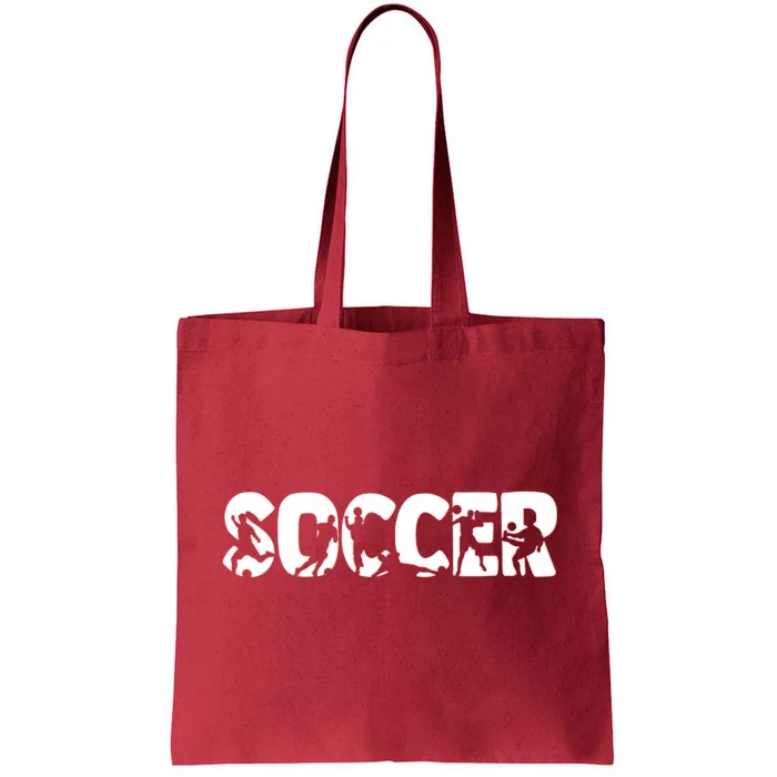 Cool Soccer Moves Mashup Name Letters Tote Bag