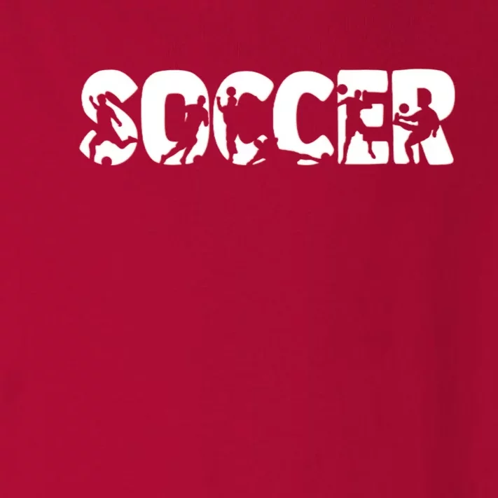 Cool Soccer Moves Mashup Name Letters Toddler Long Sleeve Shirt