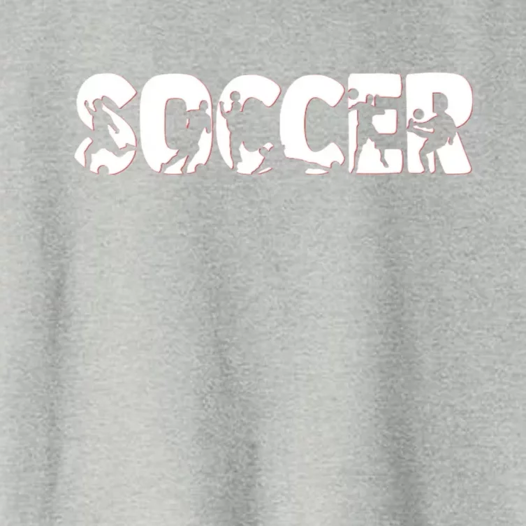 Cool Soccer Moves Mashup Name Letters Women's Crop Top Tee