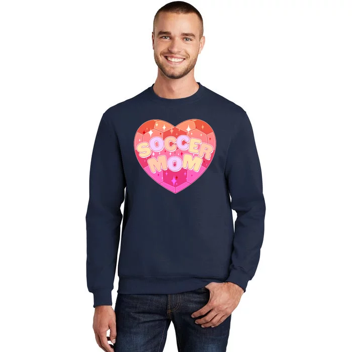 Cute Soccer Mom Soccer Ball Heart Sweatshirt