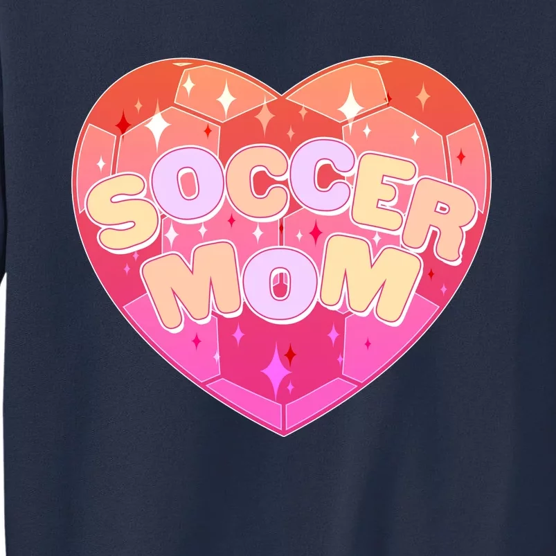 Cute Soccer Mom Soccer Ball Heart Sweatshirt