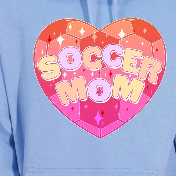 Cute Soccer Mom Soccer Ball Heart Unisex Surf Hoodie