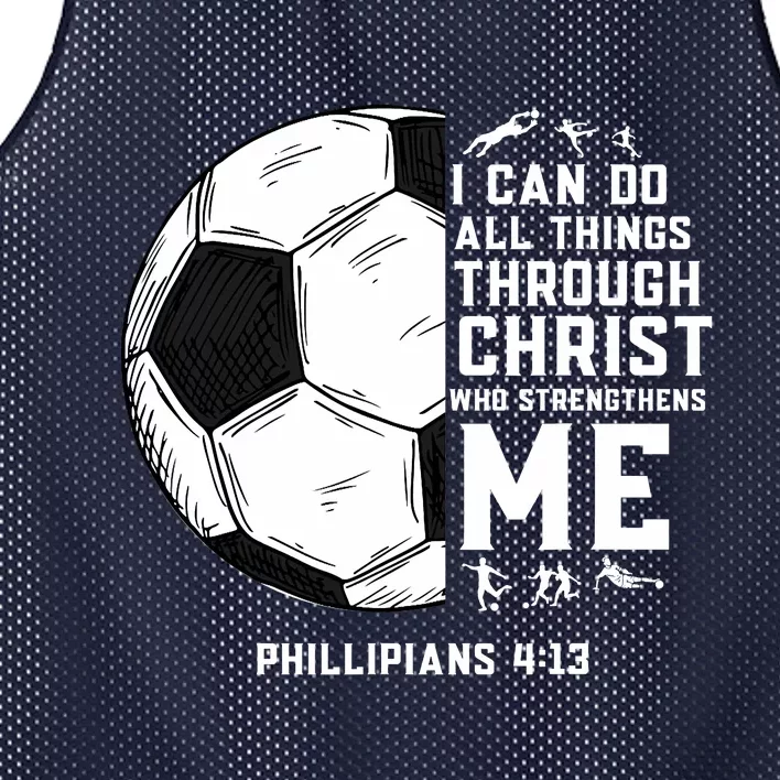 Christian Soccer Men Boys Religious Mesh Reversible Basketball Jersey Tank