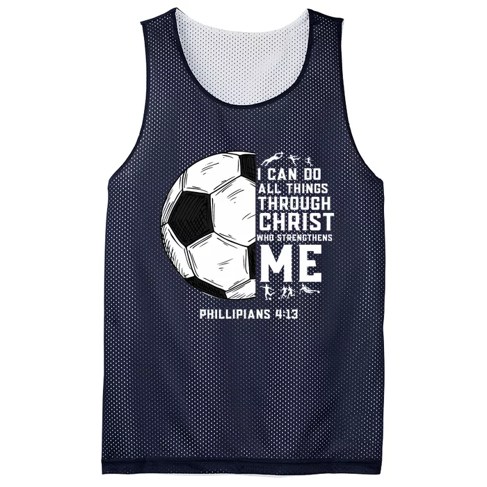 Christian Soccer Men Boys Religious Mesh Reversible Basketball Jersey Tank