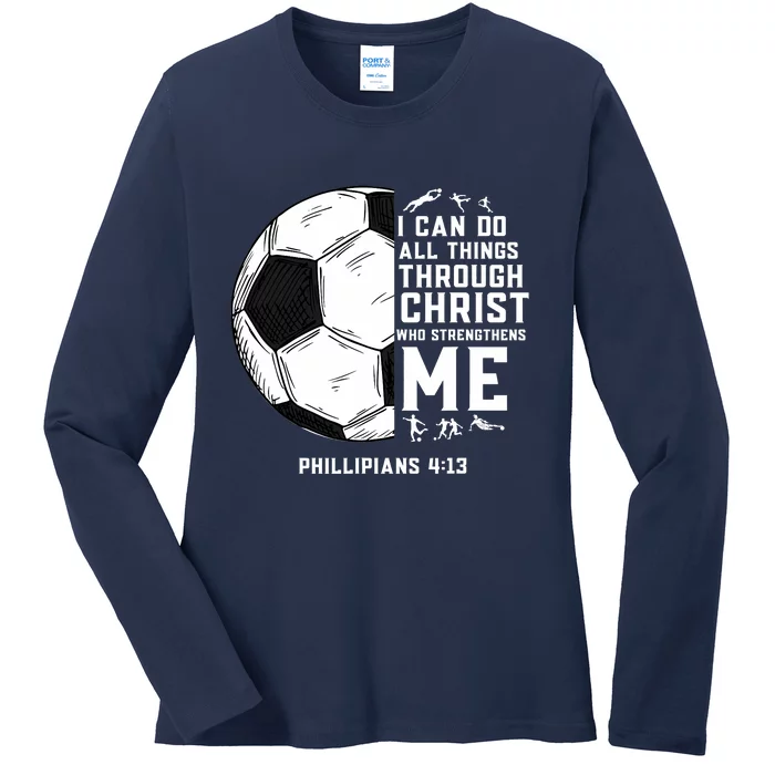 Christian Soccer Men Boys Religious Ladies Long Sleeve Shirt