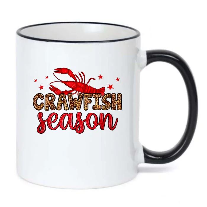 Crawfish Season Mardi Gras Party Black Color Changing Mug