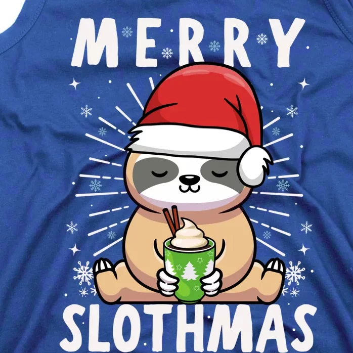 Christmas Sloth Merry Slothmas Merry Christmas Gift Tank Top