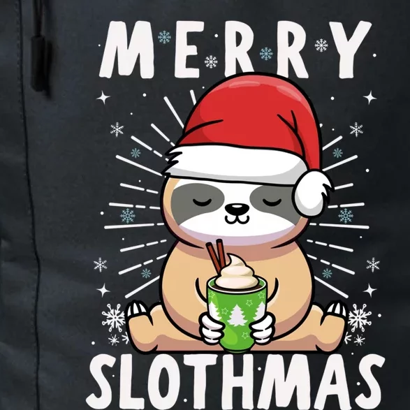 Christmas Sloth Merry Slothmas Merry Christmas Gift Daily Commute Backpack