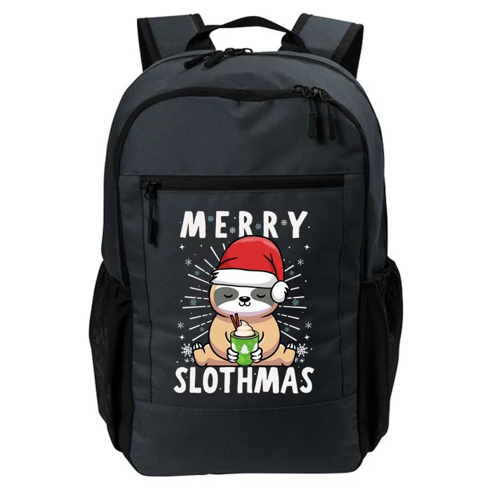 Christmas Sloth Merry Slothmas Merry Christmas Gift Daily Commute Backpack