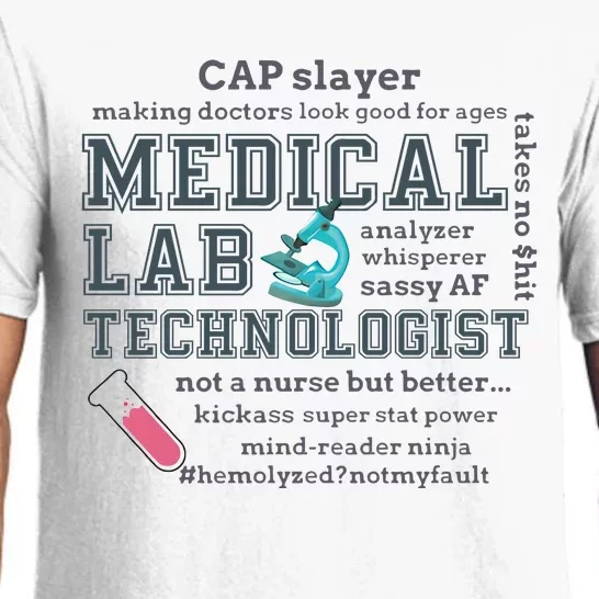 Cap Slayer Making Doctors Look Good For Ages Medical Lab Technologist Lab Week Pajama Set