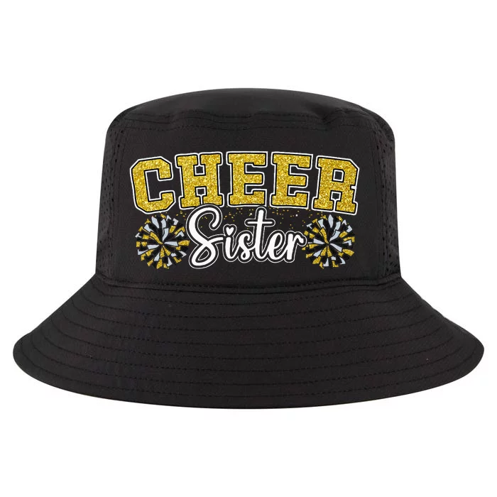 Cheer Sister My Favorite Cheerleader Calls Me Sisters Yellow Cool Comfort Performance Bucket Hat