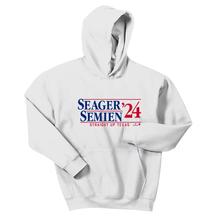 Corey Seager & Marcus Semien 24 Texas Baseball Kids Hoodie