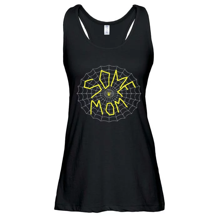 CharlotteS Some Mom Spider Web Ladies Essential Flowy Tank