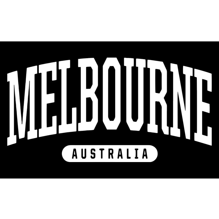 College Style Melbourne Australia Souvenir Gift Bumper Sticker