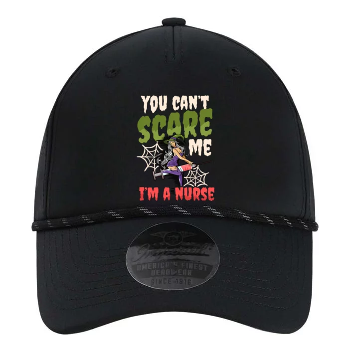 Cant Scare Me Design Halloween Nurse Gift Performance The Dyno Cap