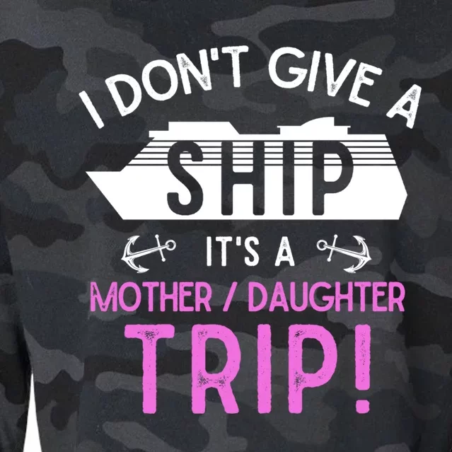 Cruise Ship Mother And Daughter Trip Gift Cropped Pullover Crew