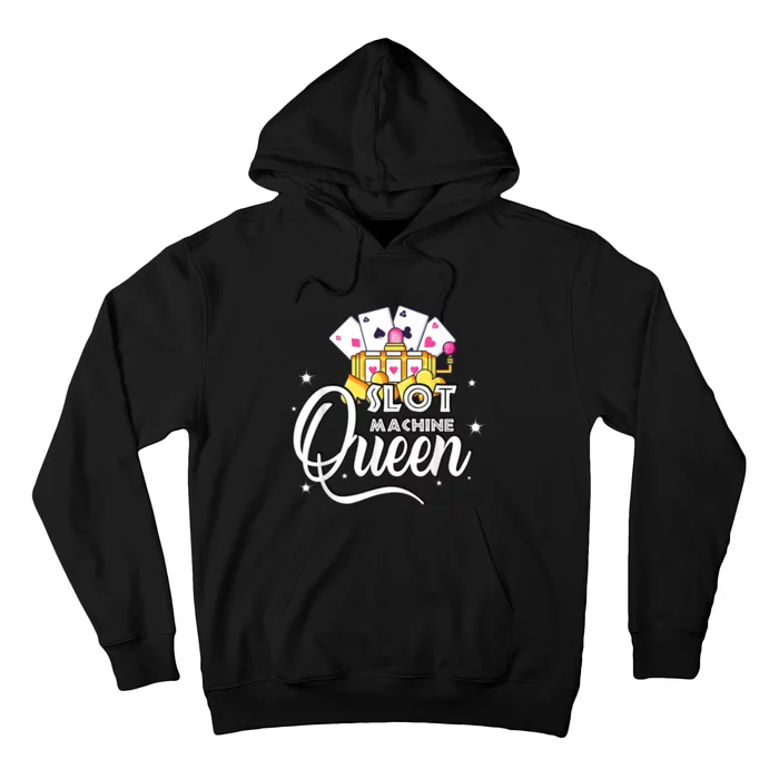 Cute Slot Machine Queen Funny Casino Gambling Hoodie