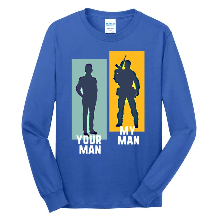 Cool Soldier Military And Army Your My Gift Tall Long Sleeve T-Shirt