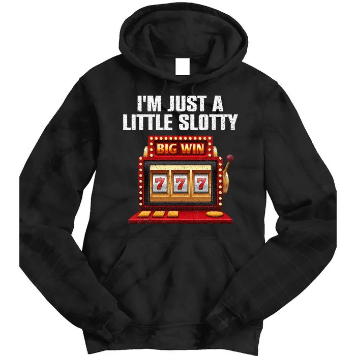 Cool Slot Machine Lovers Art For Men Women Casino Gambler Tie Dye Hoodie