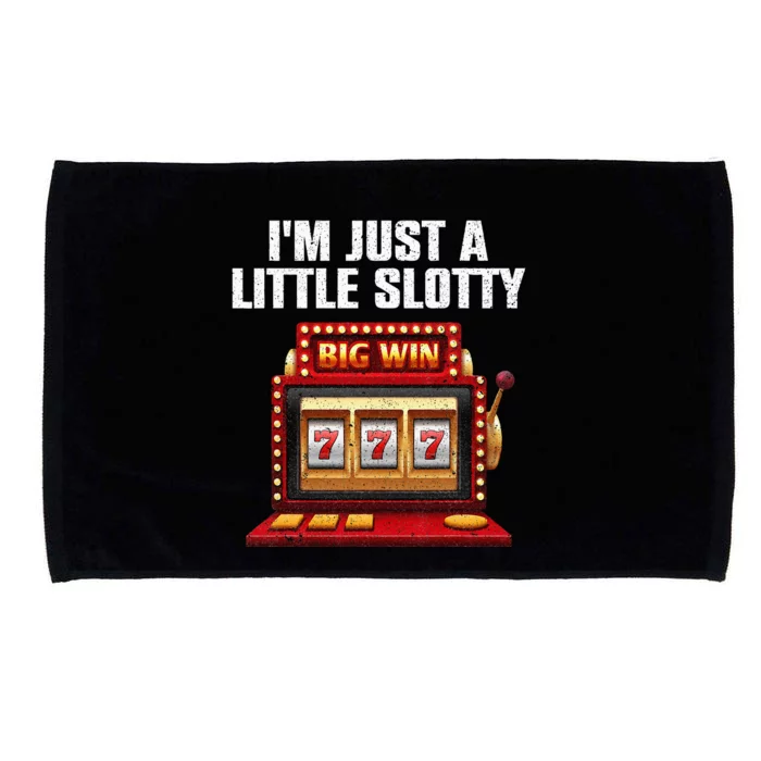 Cool Slot Machine Lovers Art For Men Women Casino Gambler Microfiber Hand Towel