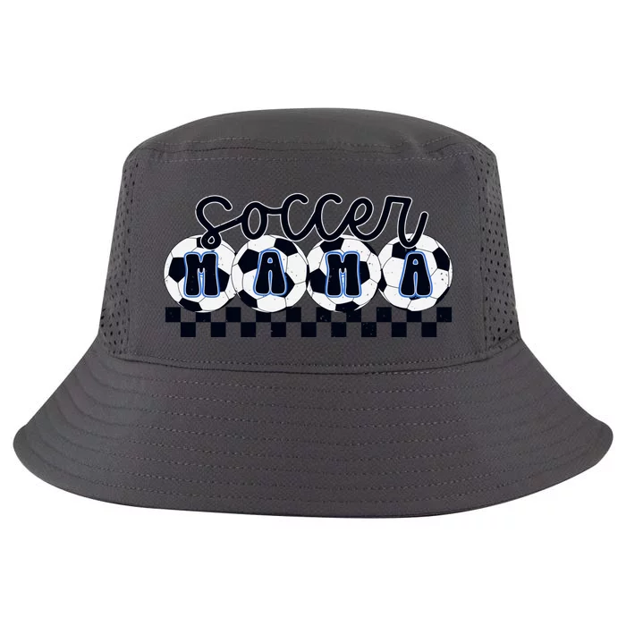 Checkered Soccer Mama Game Day Cool Comfort Performance Bucket Hat