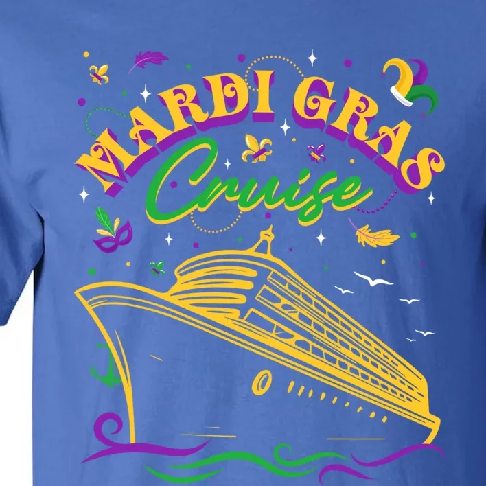 Cruise Ship Mardi Gras Ship Vacation Family Trip Gift Tall T-Shirt