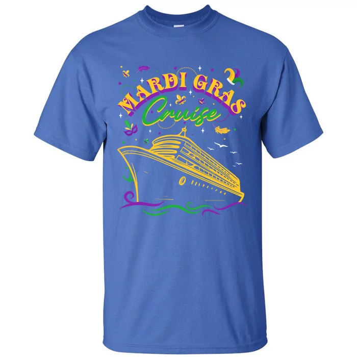 Cruise Ship Mardi Gras Ship Vacation Family Trip Gift Tall T-Shirt