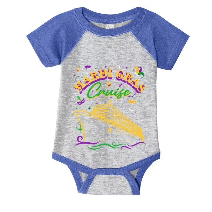 Cruise Ship Mardi Gras Ship Vacation Family Trip Gift Infant Baby Jersey Bodysuit