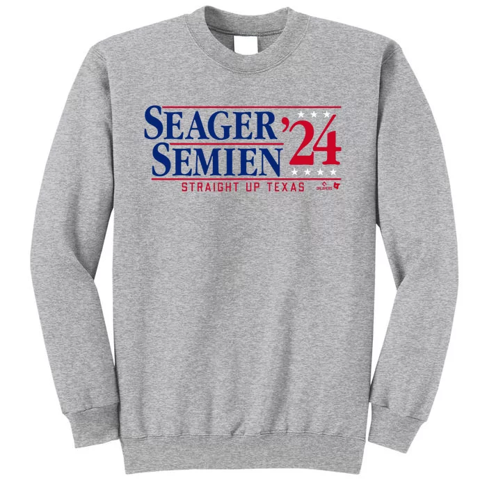 Corey Seager & Marcus Semien 24 Texas Baseball Tall Sweatshirt