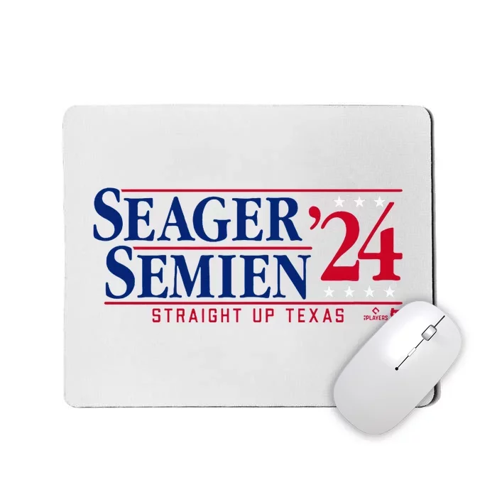 Corey Seager & Marcus Semien 24 Texas Baseball Mousepad