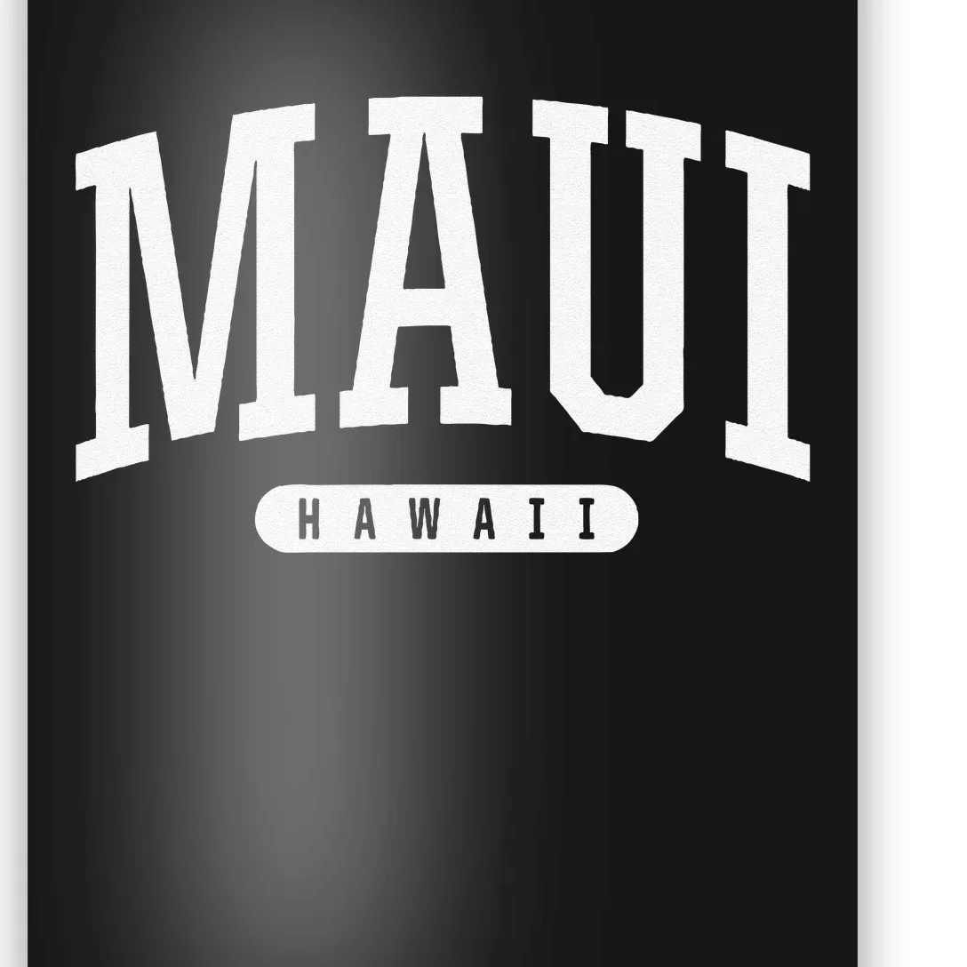 College Style Maui Hawaii Souvenir Gift Poster