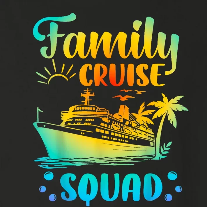 Cruise Squad Matching Family Group Fun Cruise Trips Toddler Long Sleeve Shirt