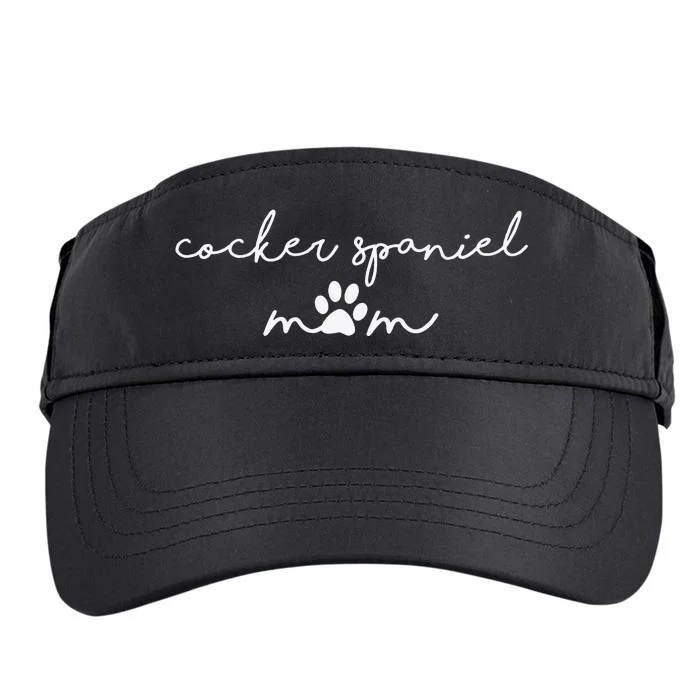 Cocker Spaniel Mom funny pet lovers Adult Drive Performance Visor