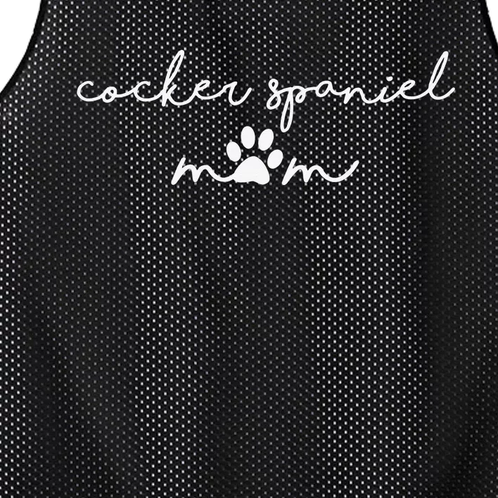 Cocker Spaniel Mom funny pet lovers Mesh Reversible Basketball Jersey Tank