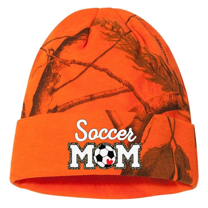 Cute Soccer Mom Leopard Print Mothers Day Kati - 12in Camo Beanie