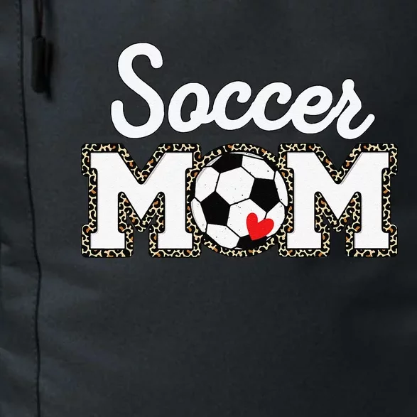 Cute Soccer Mom Leopard Print Mothers Day Daily Commute Backpack