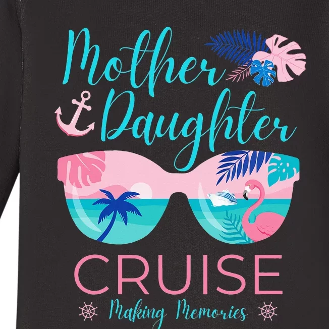 Cruising Squad Mother Daughter Cruise Trip Matching Baby Long Sleeve Bodysuit