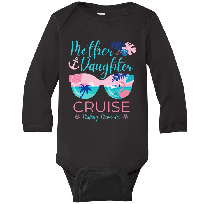 Cruising Squad Mother Daughter Cruise Trip Matching Baby Long Sleeve Bodysuit