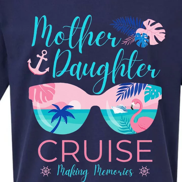 Cruising Squad Mother Daughter Cruise Trip Matching Sueded Cloud Jersey T-Shirt