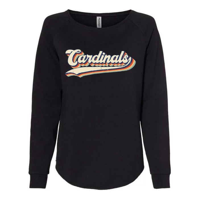 Cardinals Sports Name Vintage Retro Gift Womens California Wash Sweatshirt