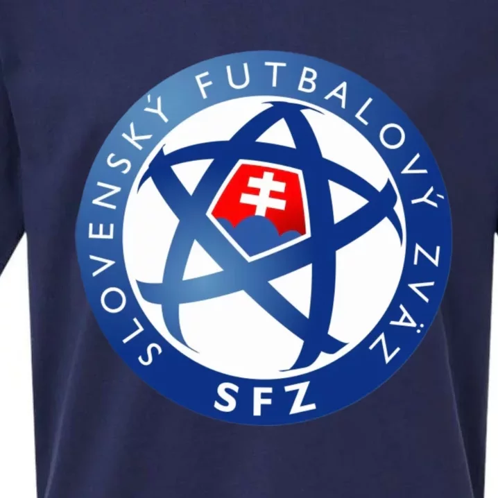 Cool Slovakia National Football Soccer Team Art Logo Sueded Cloud Jersey T-Shirt