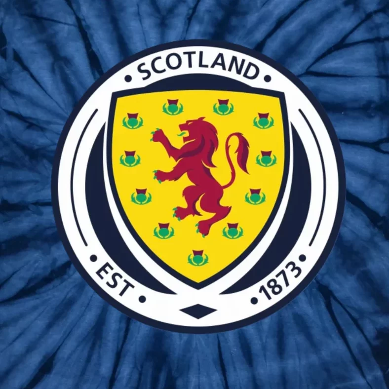 Cool Scotland National Soccer Team Tie-Dye T-Shirt