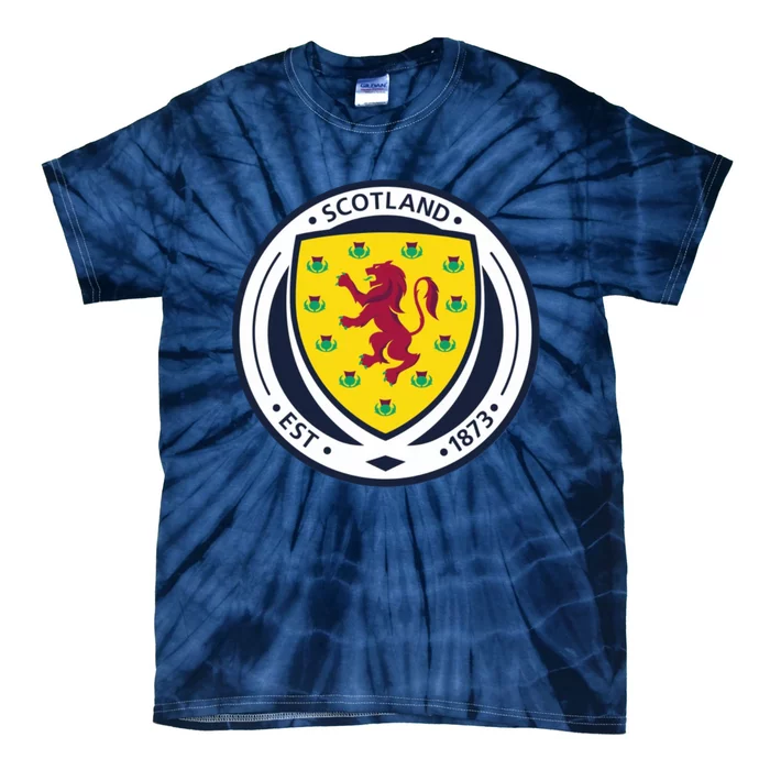 Cool Scotland National Soccer Team Tie-Dye T-Shirt