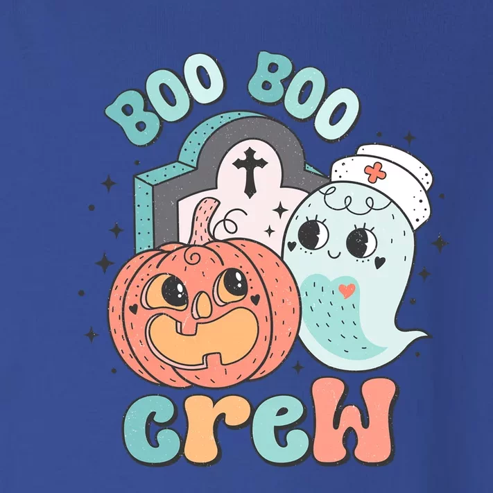 Cute Spooky Nurse Icu Boo Crew Retro Groovy Halloween Meaningful Gift Toddler Long Sleeve Shirt