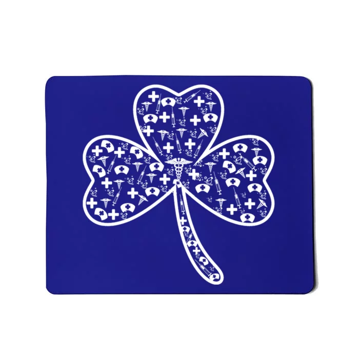 Clover Shamrock Nurse St Patrick's Day Gift For Nurse Gift Mousepad