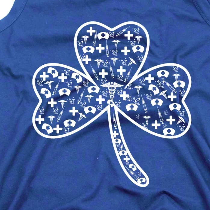 Clover Shamrock Nurse St Patrick's Day Gift For Nurse Gift Tank Top