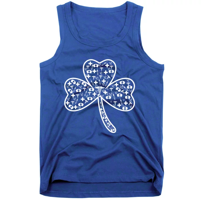 Clover Shamrock Nurse St Patrick's Day Gift For Nurse Gift Tank Top