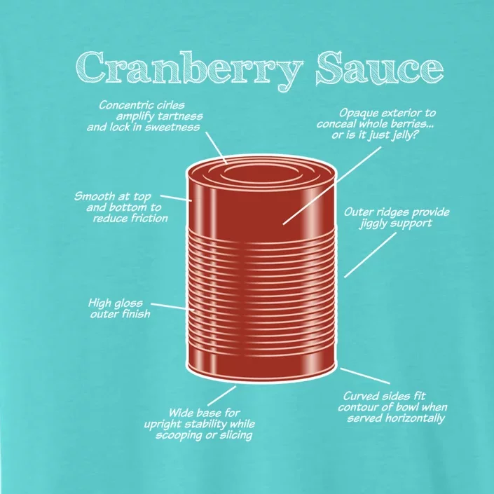 Cranberry Sauce Nutrition Gift ChromaSoft Performance T-Shirt